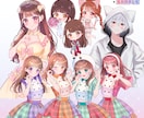 フラスタ・生誕Tシャツ等かわいいイラスト描きます 大切な人へ、イラストで想いを伝えてみませんか？ イメージ2