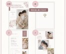 結婚式ペーパーアイテム6点セット作ります 【先着5名限定】Canvaで簡単編集できる結婚式アイテム イメージ3