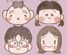 ゆるっとかわいい似顔絵を描きます ふんわり柔らかいキャラクターのような似顔絵です☺︎ イメージ2