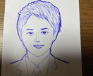 似顔絵、かわいい絵を描きます 作成はハガキまたは紙で作成します。 イメージ6