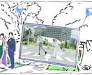 お洒落なアニメ風オープニングムービーをお作りします オシャレな水彩画を多用しアニメのような仕上がりに♪ イメージ9