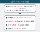 先着2名様【5万円→半額】CanvaLP制作します セミナーイベント告知・物販・占い・LINE、メルマガ登録促進 イメージ2