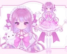 一枚絵、アイコン、ヘッダーお描きします ♡一枚絵やSNSで使用できる可愛いアイコンなどを制作します♡ イメージ5