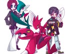 似顔絵やキャラクターをSNS用に可愛く描きます ゆめかわポップな絵柄でアイコンを書きます！ イメージ3