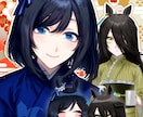 SNS、動画用等！丁寧・鮮やかに一枚絵を描きます 少女からおじまで、かわいいからかっこいいまで、希望に応えます イメージ3