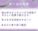 チャネリング/魂の声を翻訳し必要なを届けます 現在、初出品のためお試し価格（モニター）にてご提供しています イメージ4