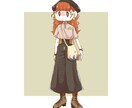 似顔絵OK！オシャレな全身イラスト作成します 似顔絵OK★服装指定★全身イラスト★SNSアイコン等に イメージ2