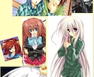 表情差分3種付き♪立ち絵描きます 萌え系の絵柄で、美少女から男キャラまで幅広く対応 イメージ6