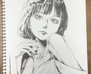 漫画に入ったような、白黒似顔絵お描きします！ます 普通の似顔絵とはちょっと違う、命を吹き込んだ似顔絵です！ イメージ3