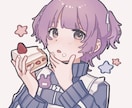 かわいめの絵柄でイラスト描きます 鉛筆風の線画でゆるめの雰囲気が好きな方へ イメージ1