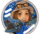 釣り好きな方へ！お任せアイコン描きます InstagramやTwitter用の似顔絵アイコンを作成！ イメージ5