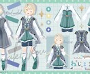 VTさん向けキャラデザ&VRoidモデリングします キャラデザ&VRoidモデルセットですぐに3Dで活動できます イメージ5