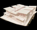 白模型1/100  建築模型の製作いたします 丁寧かつ迅速な対応で図面を立体に イメージ4
