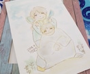 ガーディアンアート♪あなたを見守る守護存在描きます そっと寄りそう守護さんを感じるひととき イメージ9