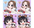 ぷにっと可愛い❁ミニキャラアイコン描きます SNSアイコンだけでなく配信やグッズにもオススメです♪ イメージ9