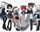 かわいい立ち絵制作します TRPG、ゲーム、IRIAMなどで使用できる立ち絵制作！ イメージ3