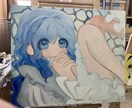 可愛い女の子描いてます 油彩を用いたアナログイラストを描く イメージ2