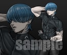 男性キャラクターのデザインを作成します クールでちょっぴりダークな男性キャラクターをデザインします！ イメージ3