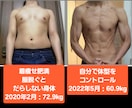元83kgリバウンドしないダイエット相談やります 元肥満の実体験。我慢しすぎず体型維持する秘訣共有 イメージ3