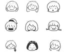 1000円でシンプルゆるかわイラストお描きします イラストレーターのイラストを低価格でアイコン等に！ イメージ1