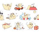 商用利用・即納可！可愛いデフォルメキャラを描きます SDイラスト・ちびキャラの絵が欲しい方へ イメージ2