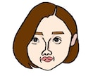 シンプルなカラー似顔絵をお描きします SNSのプロフィールアイコンに最適！名刺にもどうぞ。 イメージ7