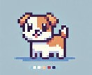 使用用途自由!ドット絵モデルを制作致します SNSやロゴなどに!要望に応じたドット絵の制作をします。 イメージ2