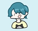 アイコン描きます 肩から上のシンプルなアイコンです。ゆるめな感じです。 イメージ3