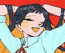 大事な創作さんをパキッとした絵柄で描きあげます この世で一枚！愛の溢れたアイコンに︎✦︎ イメージ2