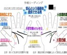 イラスト鑑定シート付き！手相占います ❣️イラスト手相鑑定シート/詳細鑑定/手相占い イメージ3