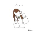 ゆる線画イラストを承ります あなたの写真を線画イラストにしてみませんか？ イメージ6