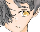 Twitterのヘッダーやアイコンを描きます 可愛い感じに仕上げます！！特に横顔が得意です イメージ3
