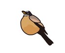 アイコン風　鳥イラスト　描きます ワンポイント凝ったユニークさ。鳥が得意。動物もOK♪ イメージ8