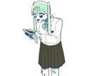 素材に使えるポップなイラスト提供します ポップで可愛い絵が欲しい方にアイコンや広告イラスト イメージ10