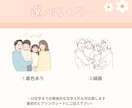 ずっと残したい♡ふんわりやさしい似顔絵お描きします お写真から／大切な思い出/家族・記念日・アイコン・プレゼント イメージ2