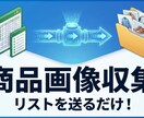 EC出品用等の商品画像・情報を一括収集します 型番リストから商品画像・詳細を高速で一括収集します イメージ1