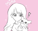 ゆる似顔絵がかわいいポップなアイコン描きます 手書きのゆる絵 シンプルでおしゃれな似顔絵アイコンオーダー イメージ4