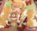 キャラを彩る背景付きイラスト描きます リッチで温かみのある厚塗りイラストはいかがでしょうか？ イメージ2