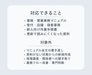 既存の事務・接客マニュアルを診断します 抜け・重複・分かりにくさを整理し、改善案を出します イメージ3