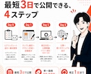 おしゃれな1ページHPを最短3日で作ります 名刺代わりのHPを最低限の予算で イメージ3
