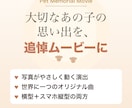 ペットロスに寄り添う追悼メモリアル動画を作ります もう一度、元気なあの子に会える。 イメージ5