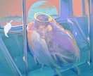 儚い女の子、男の子描きます キャラデザイン、イラストご希望に沿ってイラスト作成いたします イメージ10