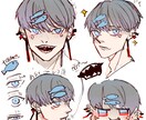 キャラクター1から作ります 要望に合わせてキャラクターを1から作ります。 イメージ2