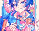 あなたのキャラクターをスイーツアレンジします SDキャラ、等身イラスト共にお好みのスイーツにアレンジします イメージ5