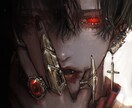 お耽美にお顔描きます お顔主体のお耽美全開迫力満点イラストお任せあれ イメージ2
