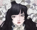 美麗な女の子のアイコン描きます SNSで理想のアイコンが欲しい方へ！ イメージ1
