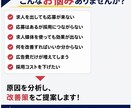 応募が来ない求人広告を現役人事が診断します 採用歴15年｜改善点・修正例・優先順位を納品 イメージ2