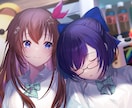 SNSアイコンやサムネ用イラストお描きします かわいい女の子からかっこいい男性まで！お気軽にご相談ください イメージ10