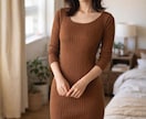 商品の画像を送って貰い人物が来ている画像を作ります 個人販売向けの着用イメージをAIで作成 イメージ2