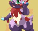 可愛い！かっこいい！ケモノキャラクター作成します ケモノや動物のキャラクターデザインをいたします！ イメージ1